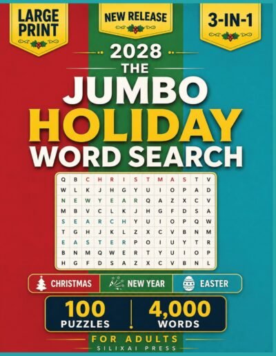 The Jumbo Holiday Word Search 2028 – Christmas, New Year & Easter